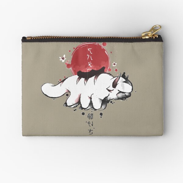 Appa Flying Through Blossoms Zipper Pouch