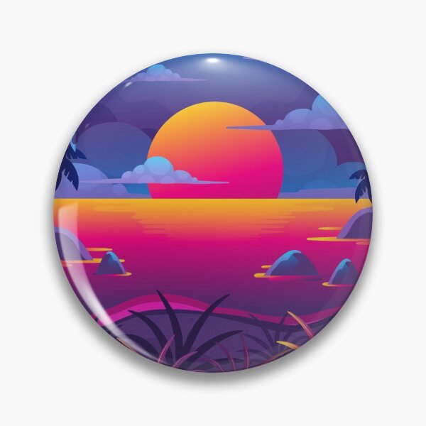 Item preview, Summer Sunset Landscape designed and sold by Vector Scout Lab.