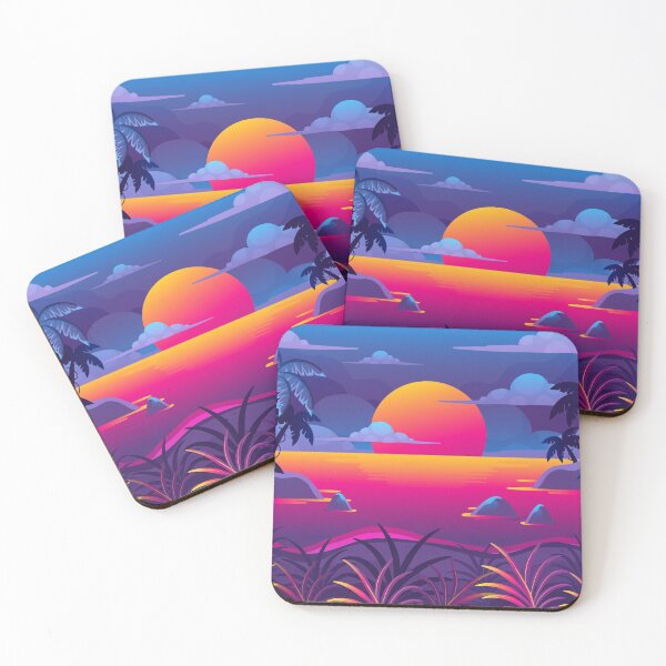 Item preview, Summer Sunset Landscape designed and sold by Vector Scout Lab.