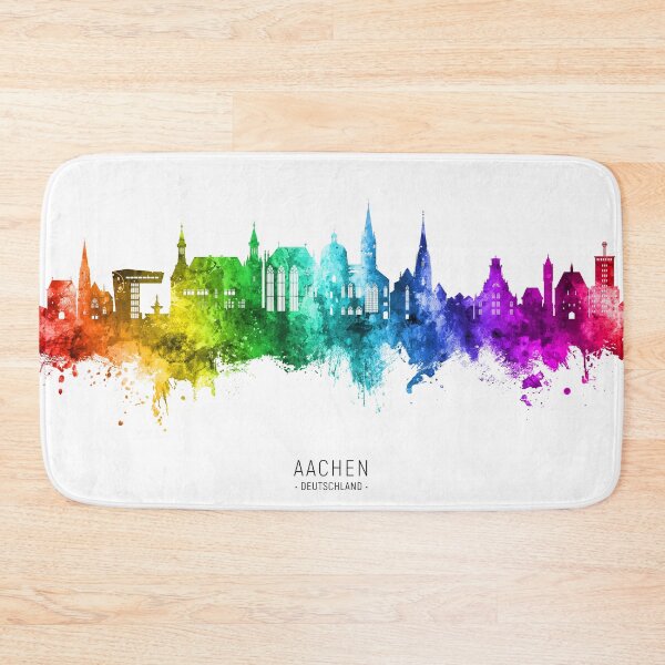 Item preview, Aachen Germany Skyline designed and sold by ArtPrints.