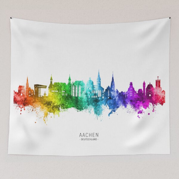 Item preview, Aachen Germany Skyline designed and sold by ArtPrints.