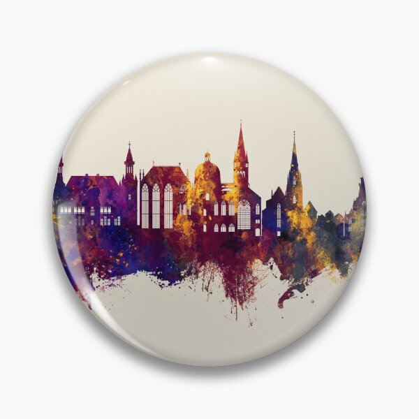 Item preview, Aachen Germany Skyline designed and sold by ArtPrints.