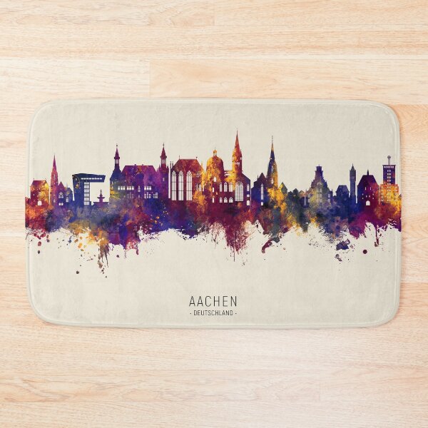 Item preview, Aachen Germany Skyline designed and sold by ArtPrints.