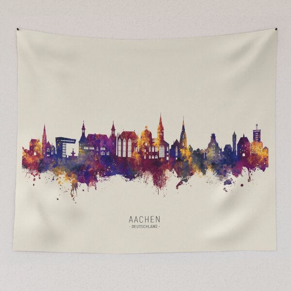 Item preview, Aachen Germany Skyline designed and sold by ArtPrints.