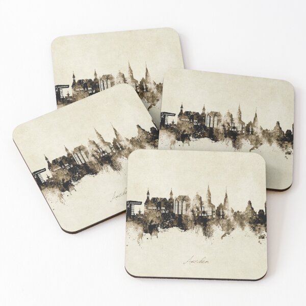 Item preview, Aachen Germany Skyline designed and sold by ArtPrints.
