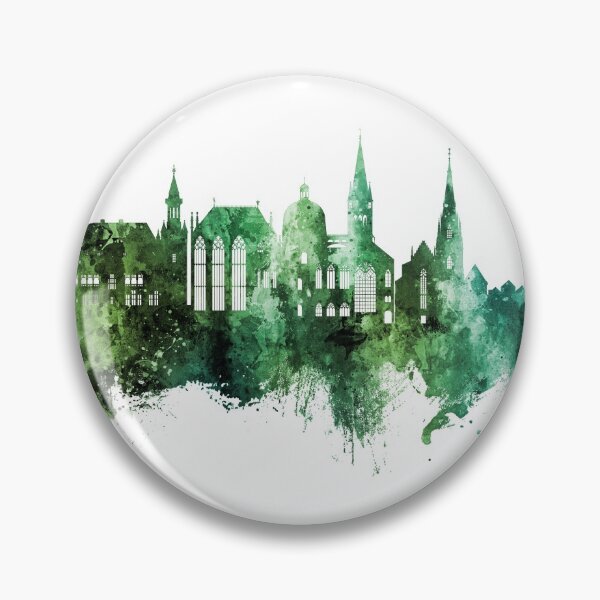 Item preview, Aachen Germany Skyline designed and sold by ArtPrints.