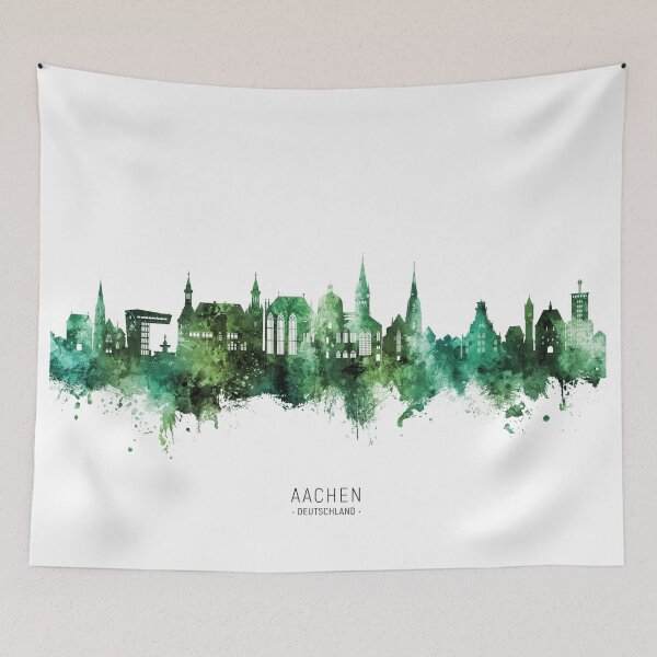 Item preview, Aachen Germany Skyline designed and sold by ArtPrints.