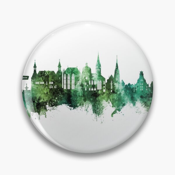 Item preview, Aachen Germany Skyline designed and sold by ArtPrints.