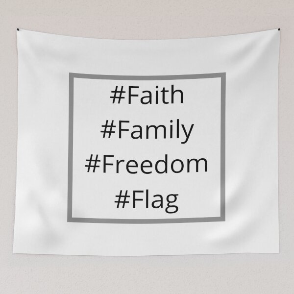 Item preview, Faith, Family, Freedom and Flag designed and sold by TeeZoneZtore.
