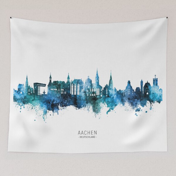 Item preview, Aachen Germany Skyline designed and sold by ArtPrints.