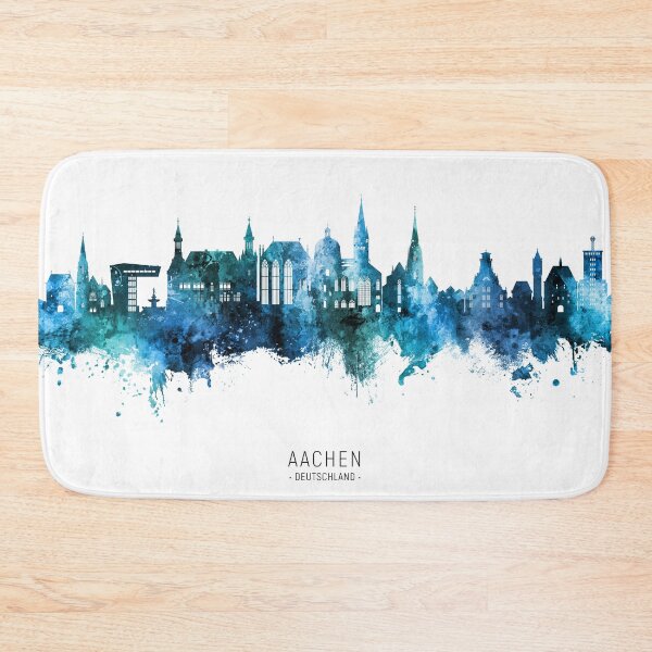 Item preview, Aachen Germany Skyline designed and sold by ArtPrints.
