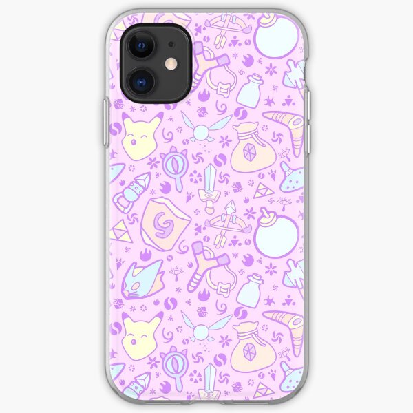 Zelda Doodlez (Pink Pastel ver.) iPhone Soft Case