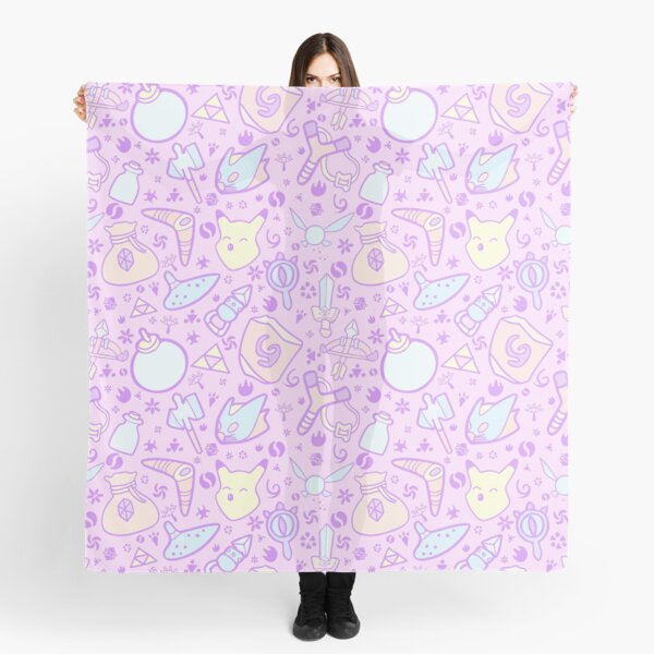 Zelda Doodlez (Pink Pastel ver.) Scarf