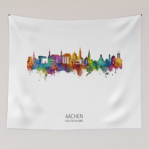 Item preview, Aachen Germany Skyline designed and sold by ArtPrints.
