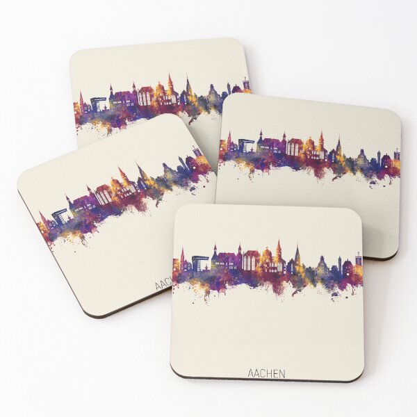 Item preview, Aachen Germany Skyline designed and sold by ArtPrints.
