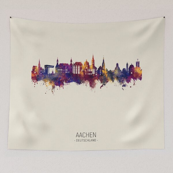 Item preview, Aachen Germany Skyline designed and sold by ArtPrints.