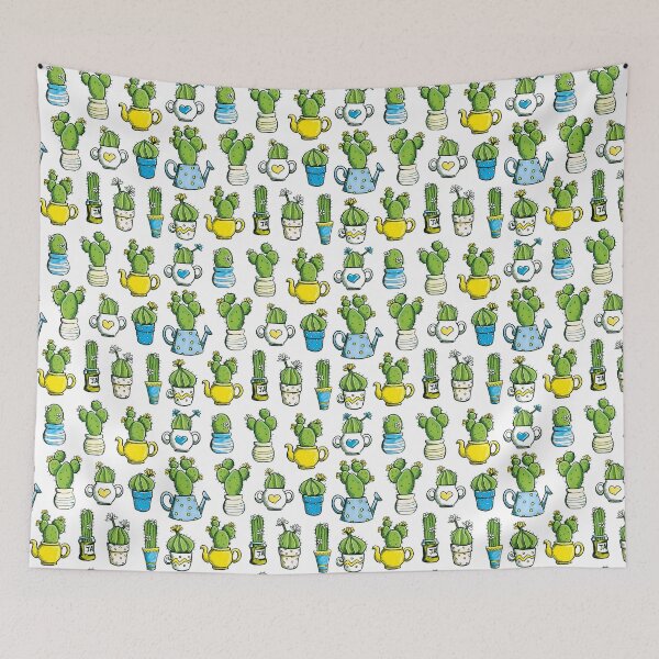 Item preview, Cute Cacti in Jars, Cups & Pots  designed and sold by LisaMarieArt & Illustration.