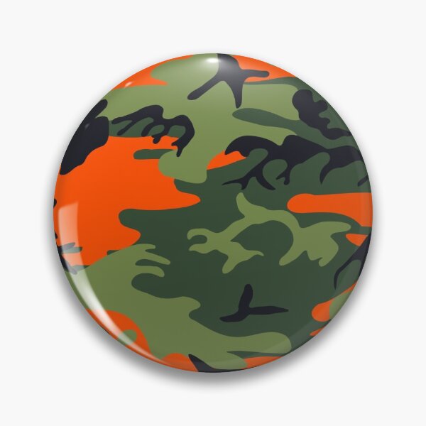 Item preview, Green Orange Camouflage Pattern designed and sold by tpixx.