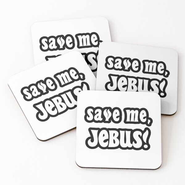 Item preview, Save Me, Jebus! - Black Outline designed and sold by WPahat.