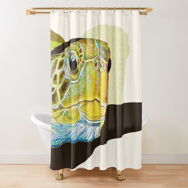 "Grüne Schildkröte" Duschvorhang von koni76 | Redbubble