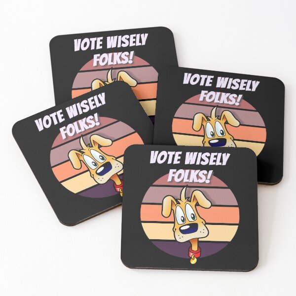Item preview, Vintage Dog Vote Wisely designed and sold by ojdart.