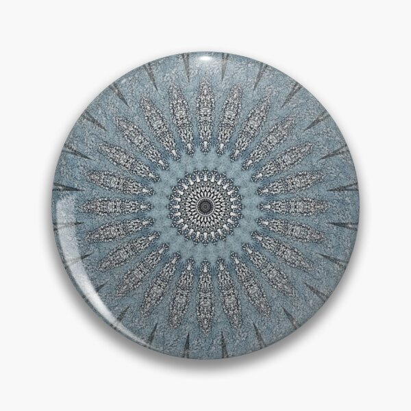 Item preview, Merlin's Maze - silver and blue kaleidoscope designed and sold by KizzyW.