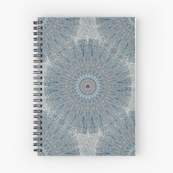 Item preview, Merlin's Maze - silver and blue kaleidoscope designed and sold by KizzyW.