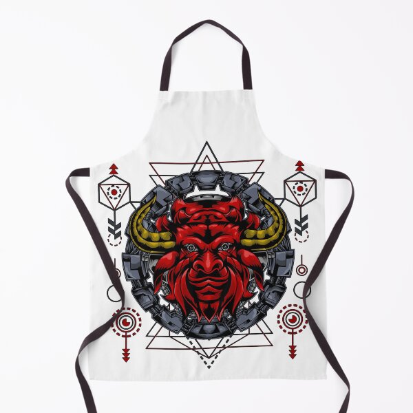 Item preview, Sacred Geometry Red Bull Head designed and sold by JTS STORE.