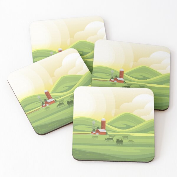 Item preview, Beautiful Farm Landscape designed and sold by Vector Scout Lab.