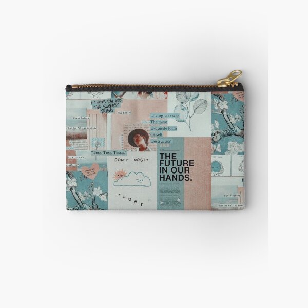 Item preview, Y2K light blue and pink aesthetic collage  designed and sold by cloudy-moon.