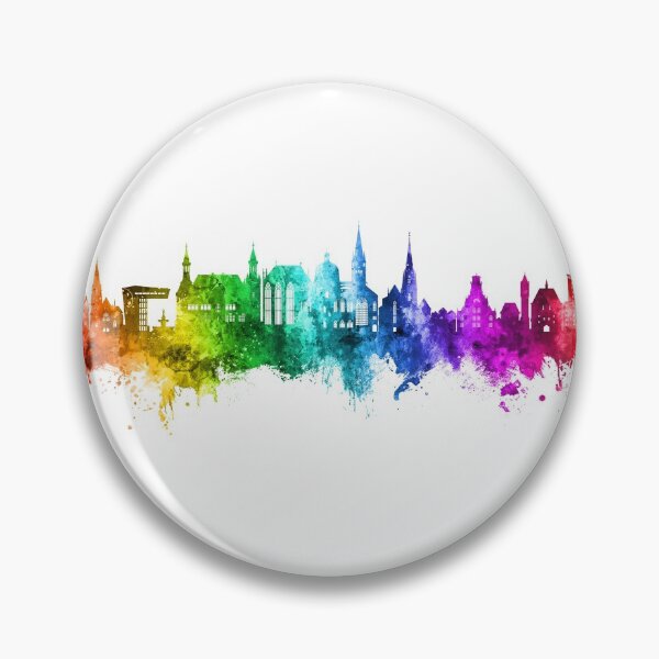 Item preview, Aachen Germany Skyline designed and sold by ArtPrints.