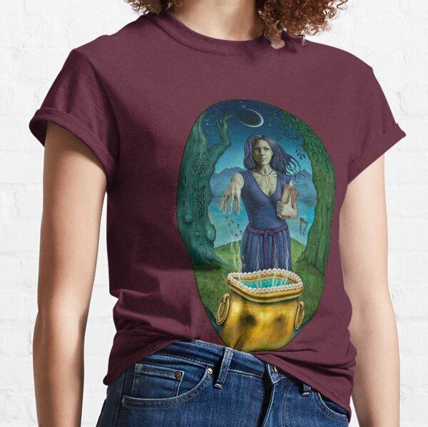High Priestess from the Celtic Tarot Classic T-Shirt