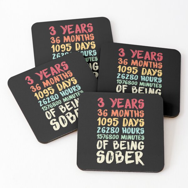 Item preview, 3 Years Sober Anniversary  designed and sold by hadicazvysavaca.