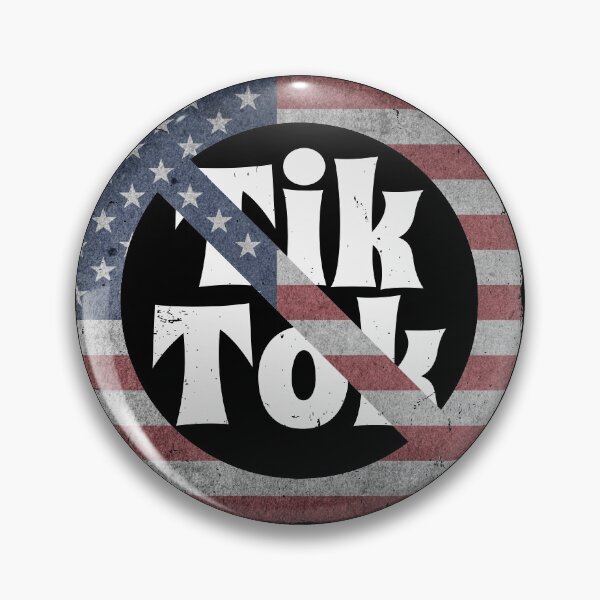 Item preview, NO TikTok Ban Sign (Banned In The USA • Trending Quote Viral On Social Media • American Banner) designed and sold by SassyClassyMe.