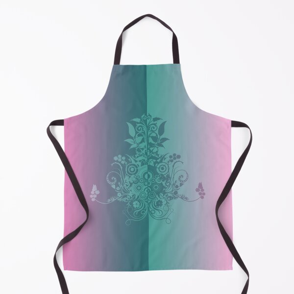 Artikelvorschau, Rosa-blauer, heller Farbverlauf, floral wirbelnd entworfen und verkauft von Anteia.
