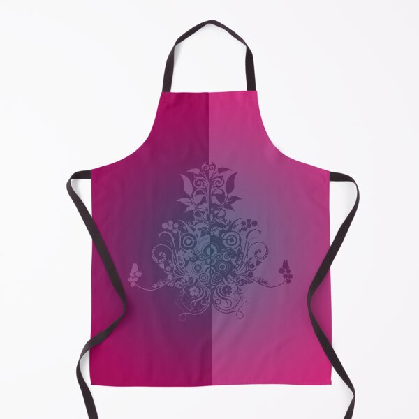 Item preview, Rosa azul vivo degradado floral remolino designed and sold by Anteia.