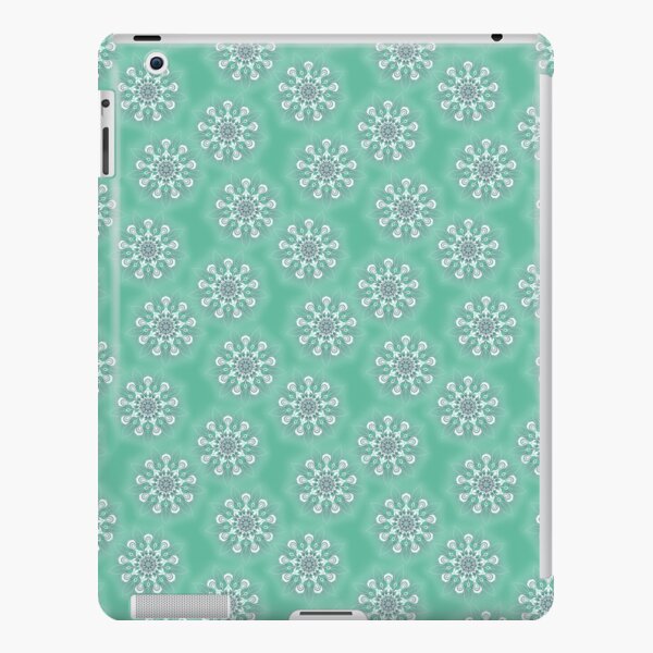Funky Flowers On Green iPad Snap Case
