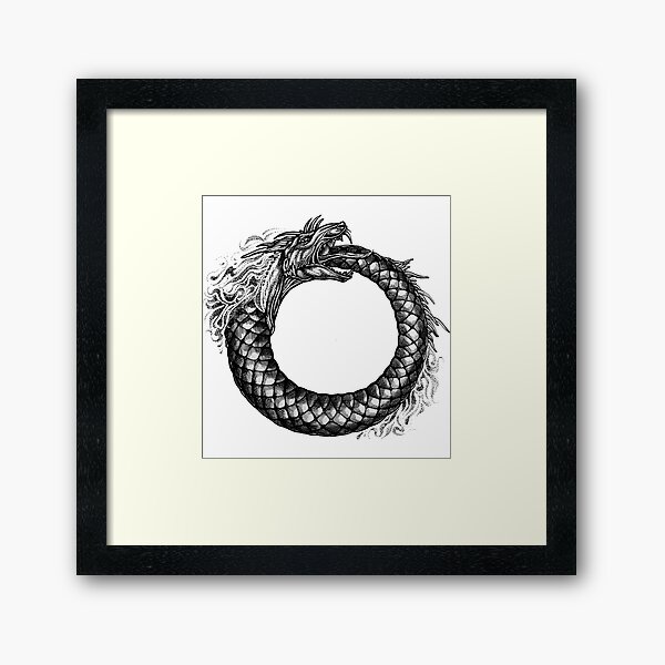 Ouroboros Framed Art Print