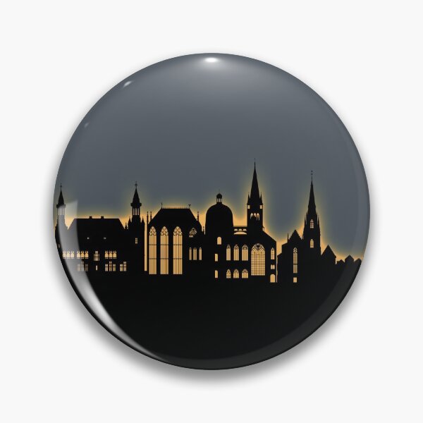 Item preview, Aachen Germany Skyline designed and sold by ArtPrints.