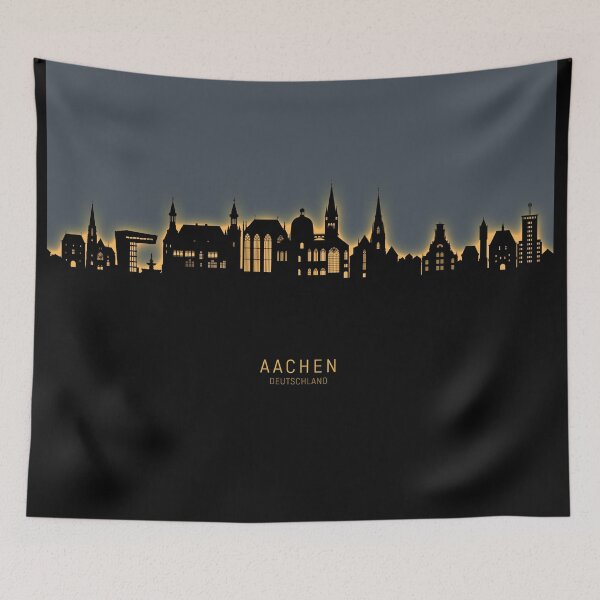 Item preview, Aachen Germany Skyline designed and sold by ArtPrints.