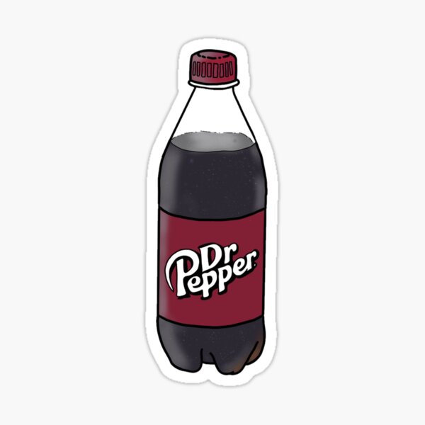 Dr. Pepper Bottle Sticker