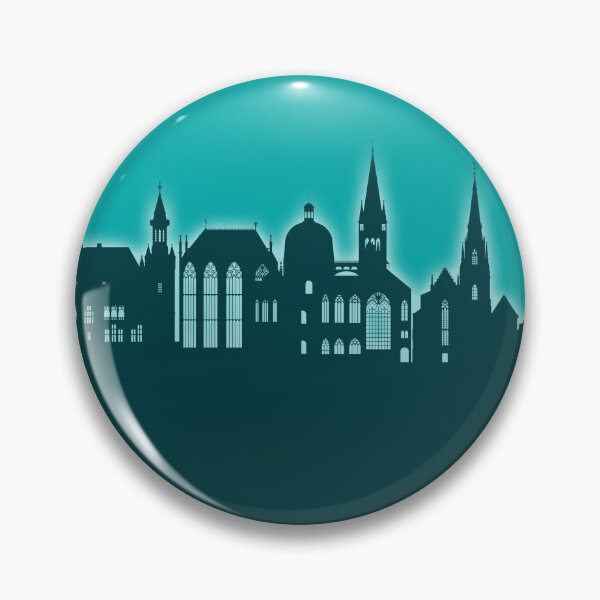Item preview, Aachen Germany Skyline designed and sold by ArtPrints.