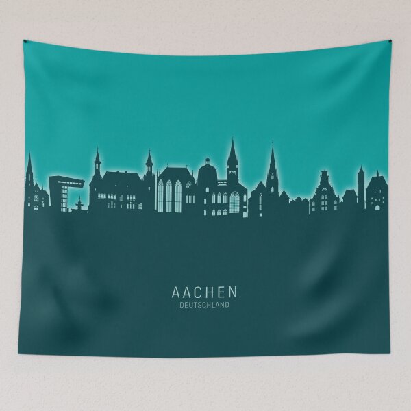 Item preview, Aachen Germany Skyline designed and sold by ArtPrints.