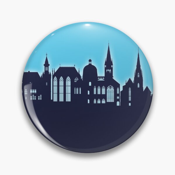 Item preview, Aachen Germany Skyline designed and sold by ArtPrints.