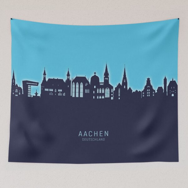 Item preview, Aachen Germany Skyline designed and sold by ArtPrints.