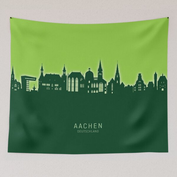 Item preview, Aachen Germany Skyline designed and sold by ArtPrints.