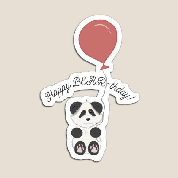 Item preview, Happy BEAR-thday designed and sold by DreamOn22.