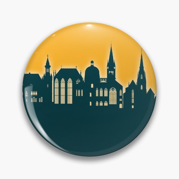 Item preview, Aachen Germany Skyline designed and sold by ArtPrints.