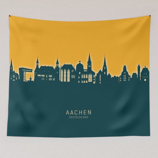 Item preview, Aachen Germany Skyline designed and sold by ArtPrints.