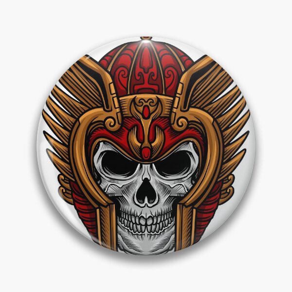 Item preview, Warrior Skull With A Helmet designed and sold by JTS STORE.